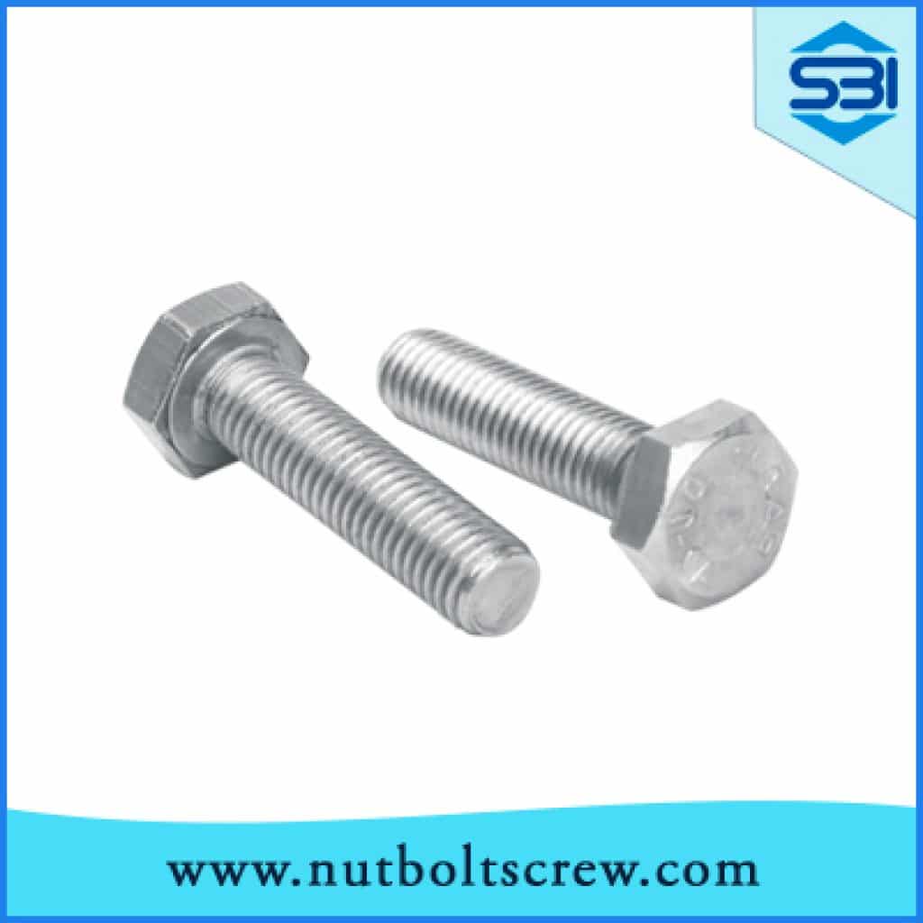 Din 933 Stainless Steel Hex Screws in India
