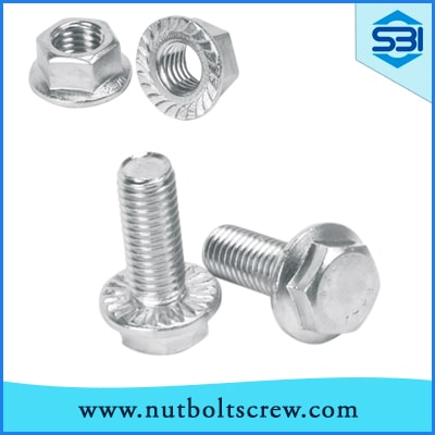 Stainless Steel Flange Bolts and Nuts Manufacturer, Supplier and Exporter in Ahmedabad, Gujarat, India